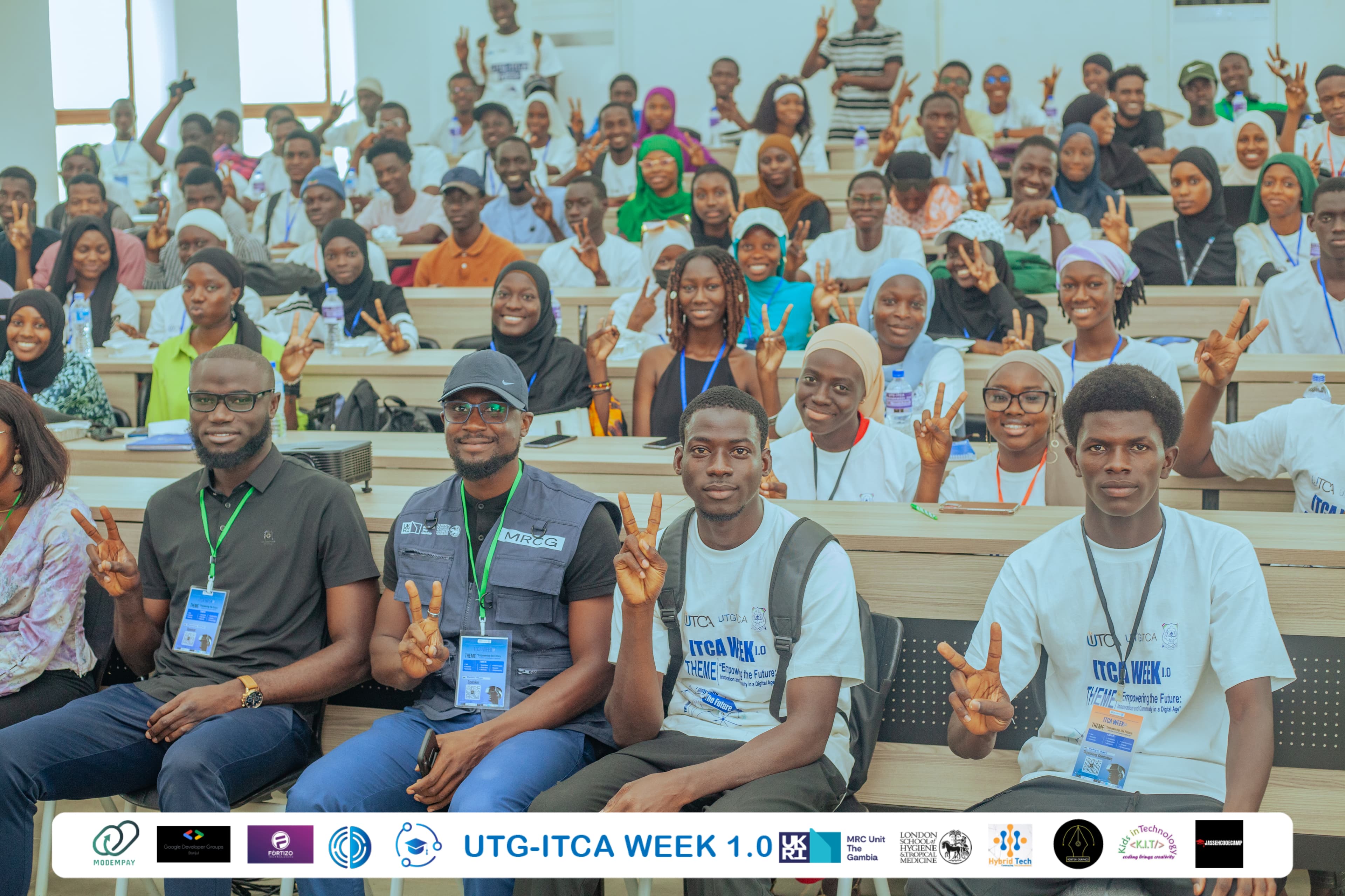 ITCA students together at a campus gathering